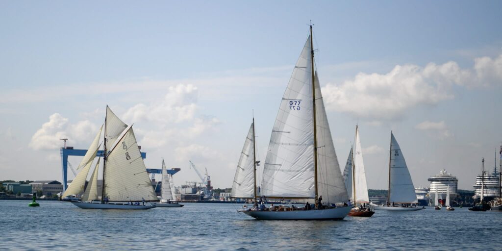 Startphase vor Kiel-Düsternbrook