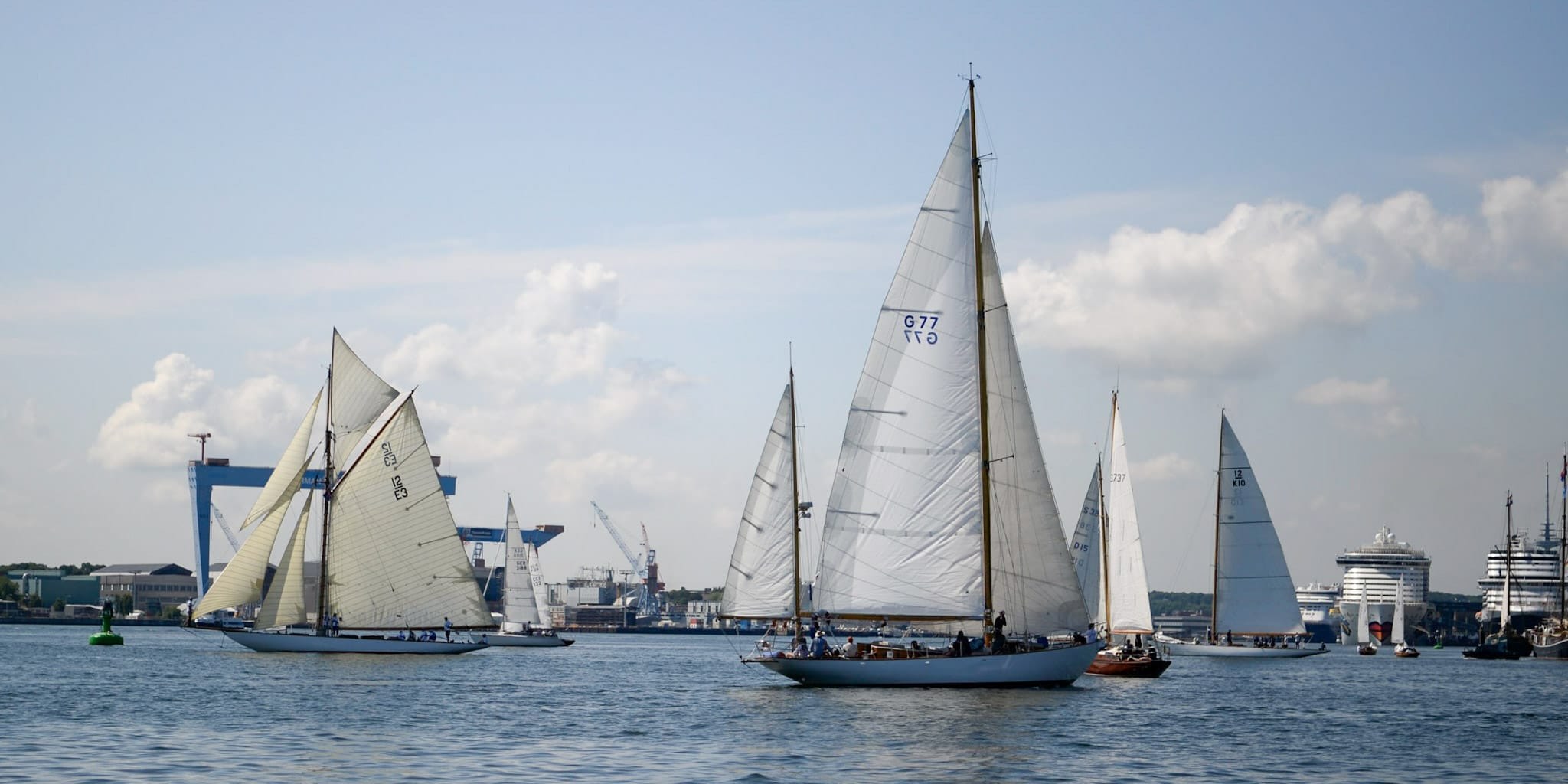 Startphase vor Kiel-Düsternbrook